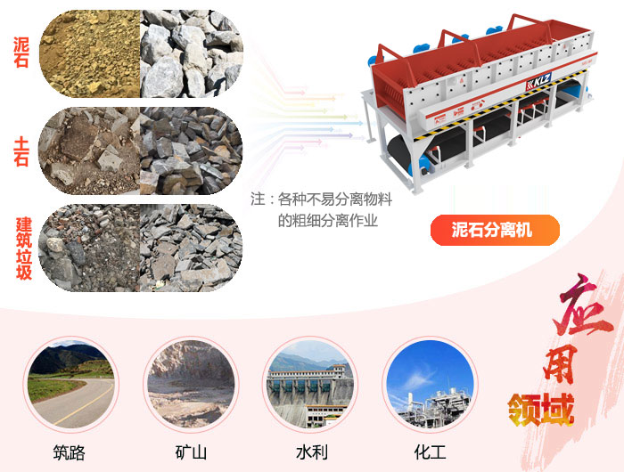 泥石分离机工作原理及应用范围